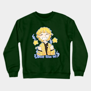 Zenitsu Don't Give Up - Fanart Crewneck Sweatshirt